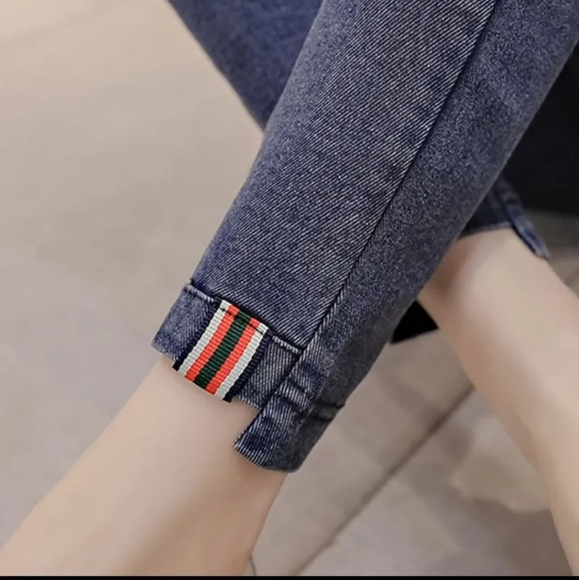 Summer Skinny Maternity Jeans clothes for pregnancy size Large - Picture 6 of 12